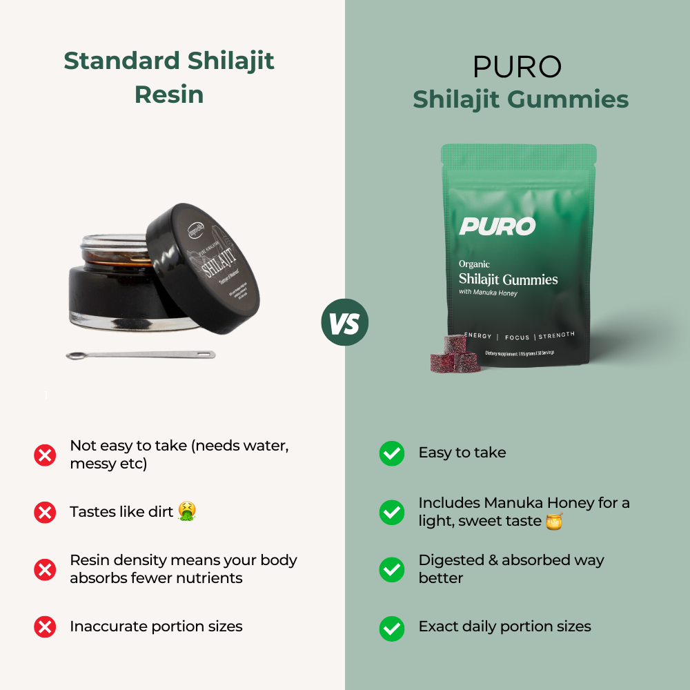 <h2>Why Our Gummies Are Better Than Shilajit Resin</h2>